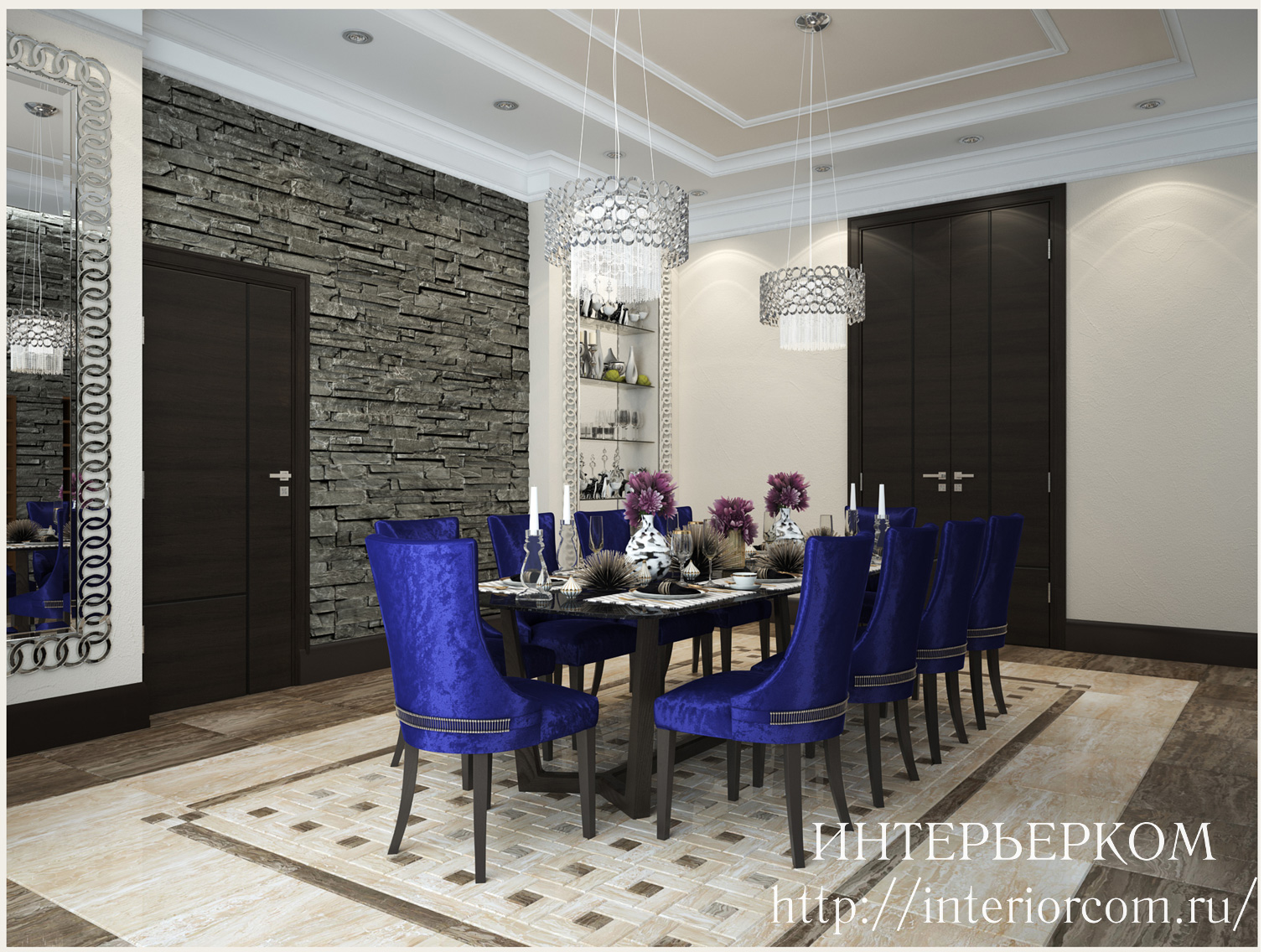 Дизайн столовой в частном доме и квартире